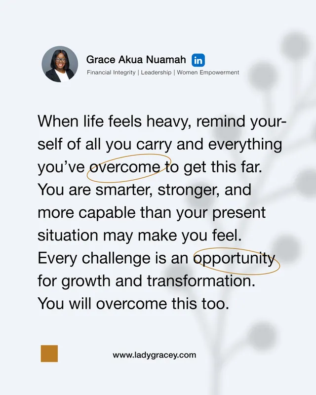 Quote by Grace Akua Nuamah