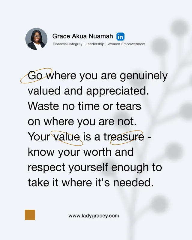 Quote by Grace Akua Nuamah